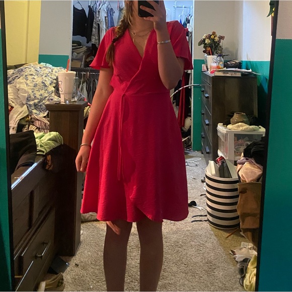pink dress, xs. super cute for church of formal event - Picture 1 of 4
